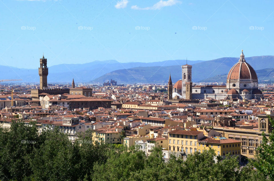 An amazing landscape of Florence, Italy.