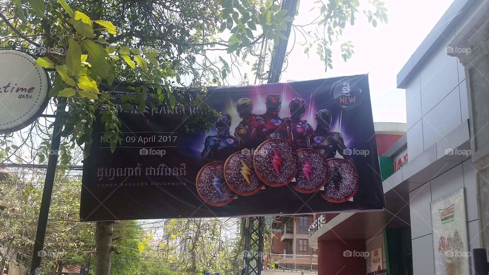 Power Rangers 2017 and Krispy Kreme