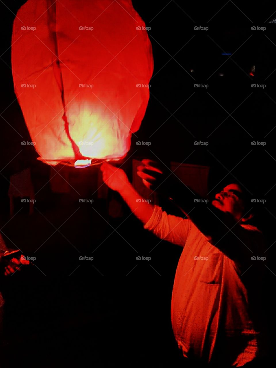 Sky lantern - Mission Red