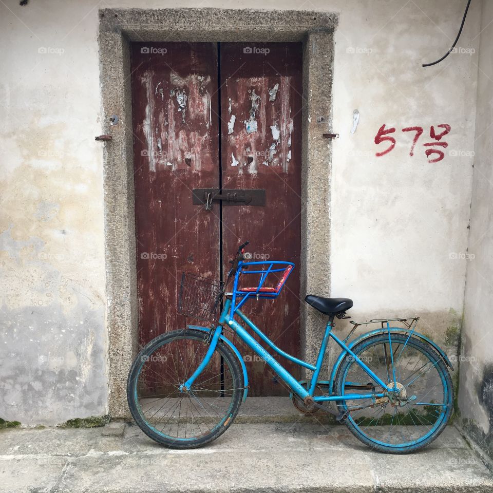Bicycle at Dapeng Ancient Village - Shenzhen, China