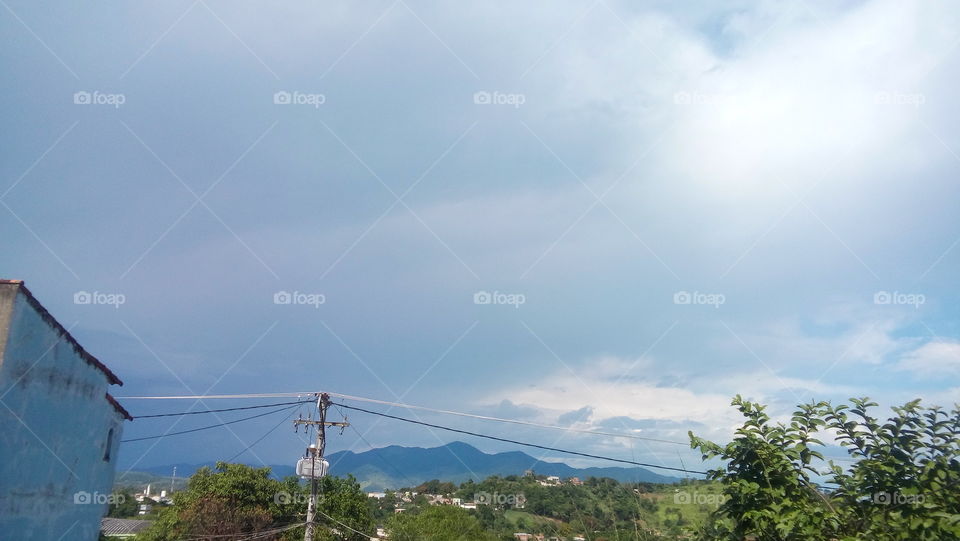 céu com nuvens