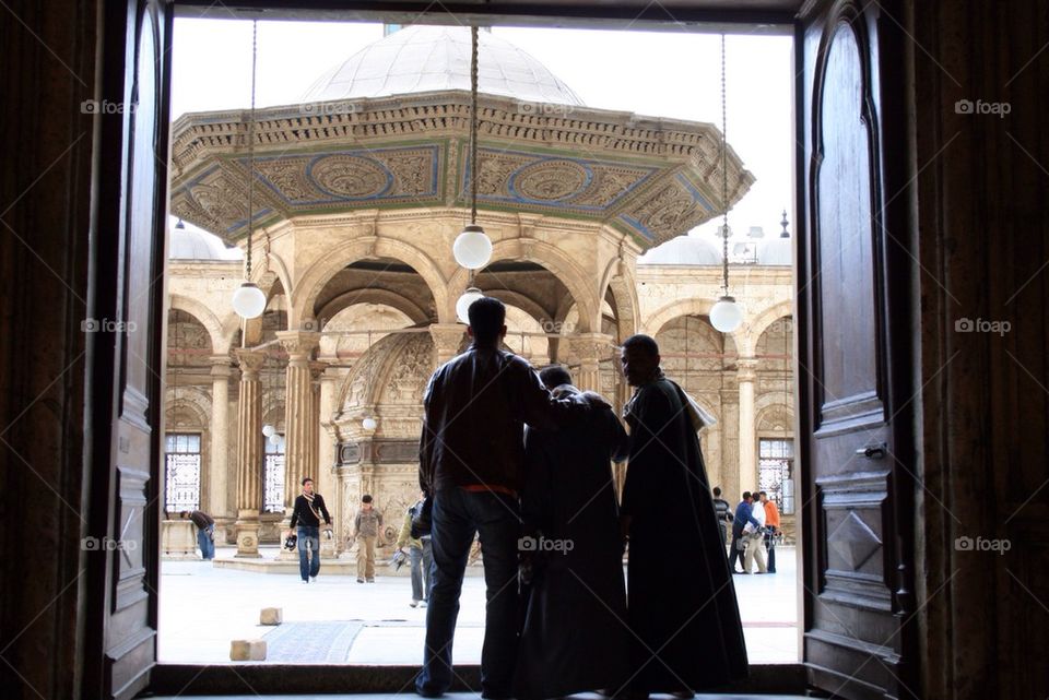 At the mohammed ali mosque