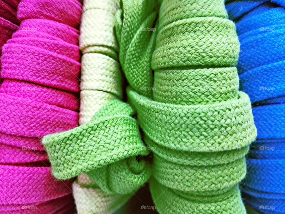 craft suply colorful ropes