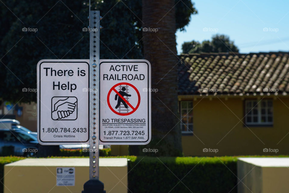 Railroad Sign