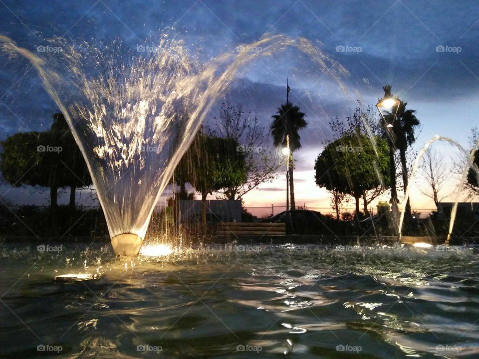 beautiful fountain.