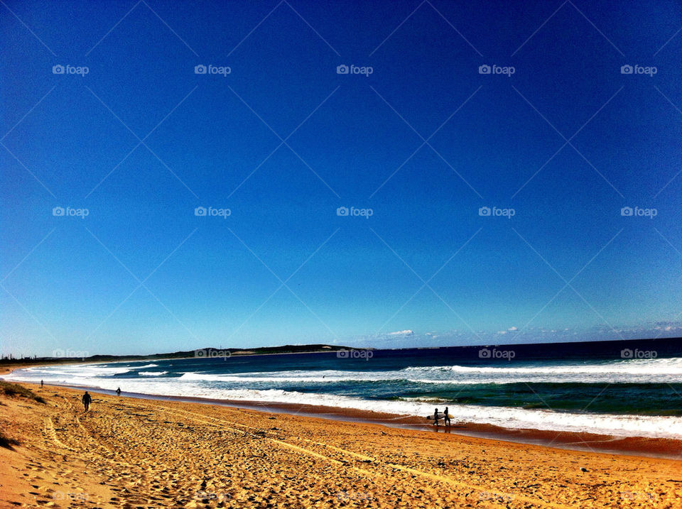 beach ocean sky nature by king