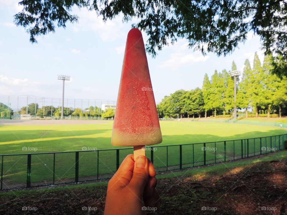 Watermelon ice