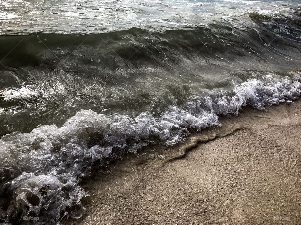 Ocean, Sea, Water, Wave, Foam