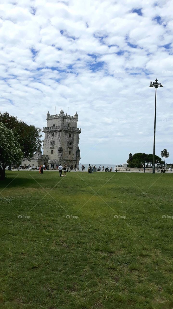 Tower of Belem in Lisbon, Portugal.