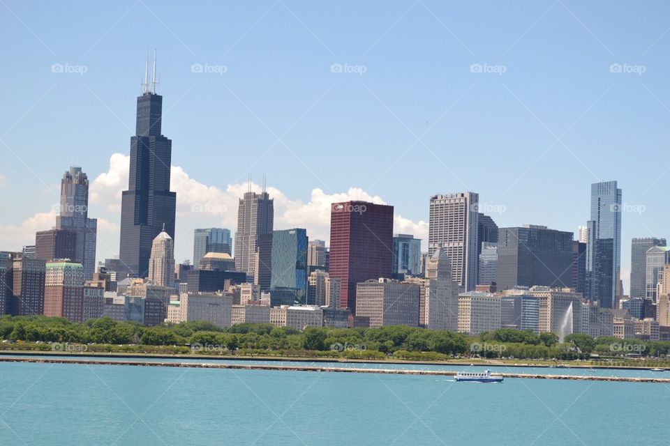 Chicago Skyline South