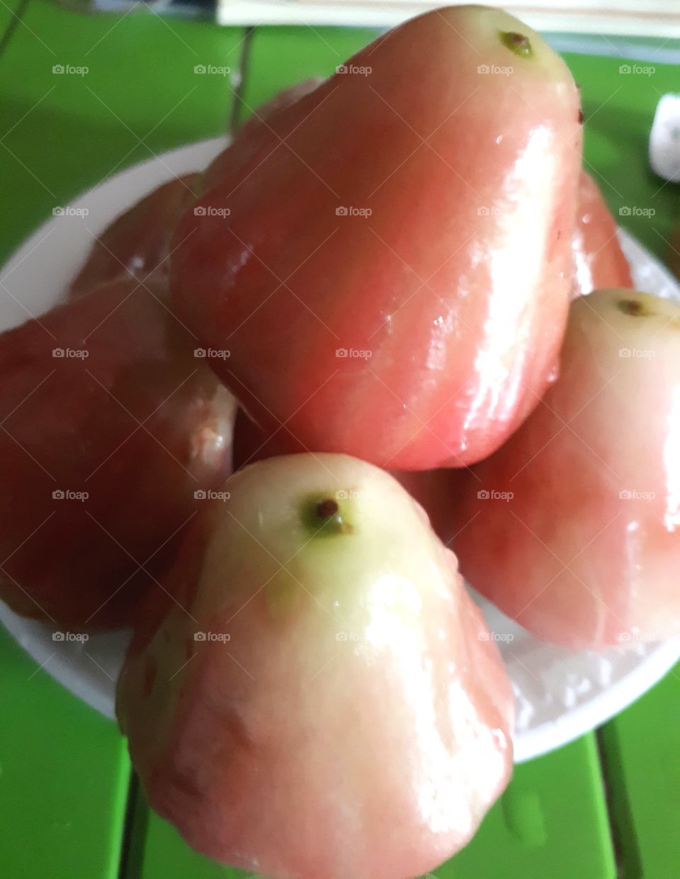 Fresh rose-apple fruits