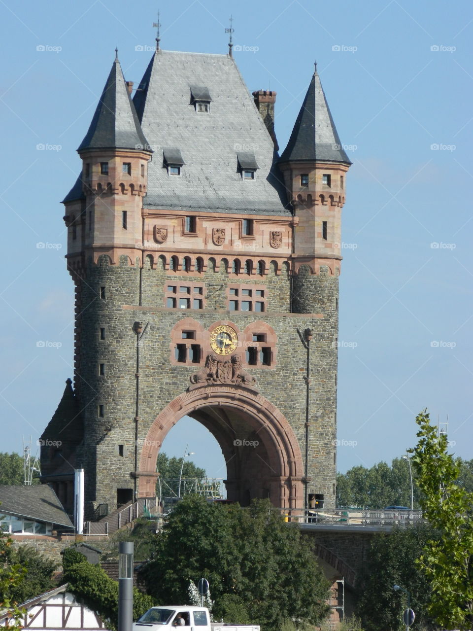 Gate to the City. You drive through this when entering the city of Worms, Germany.