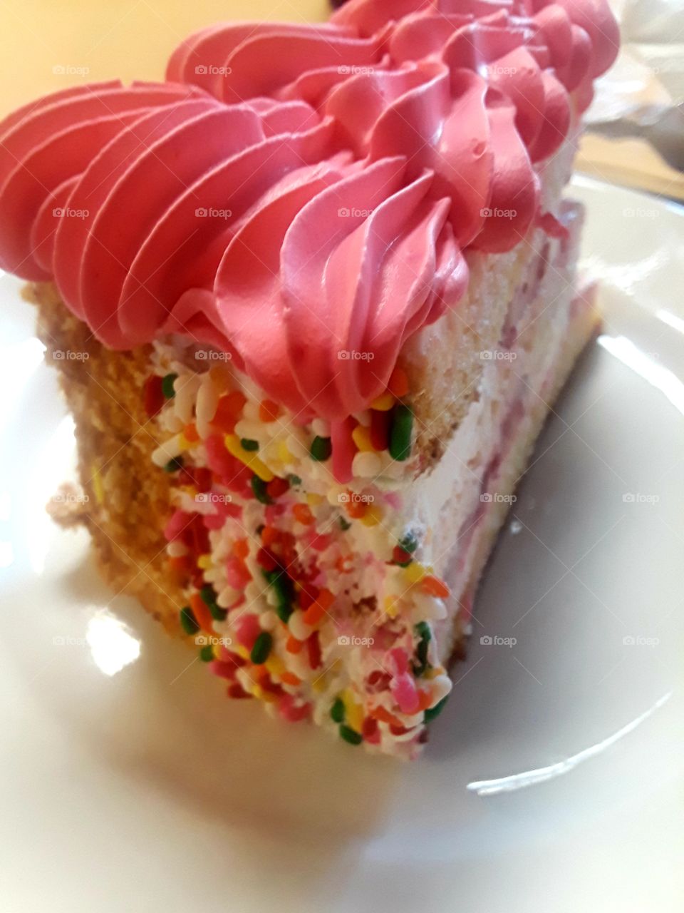 Strawberry Sprinkle Cake