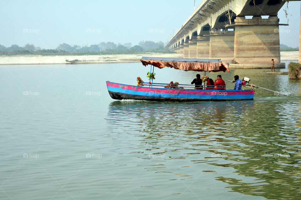 boat in river