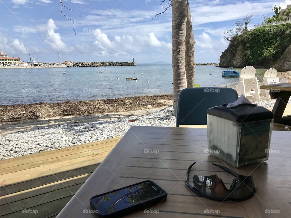 Caribbean Lunch View