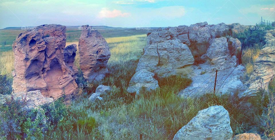 Ancient Rocks Natural Rock Fort/ Shelter