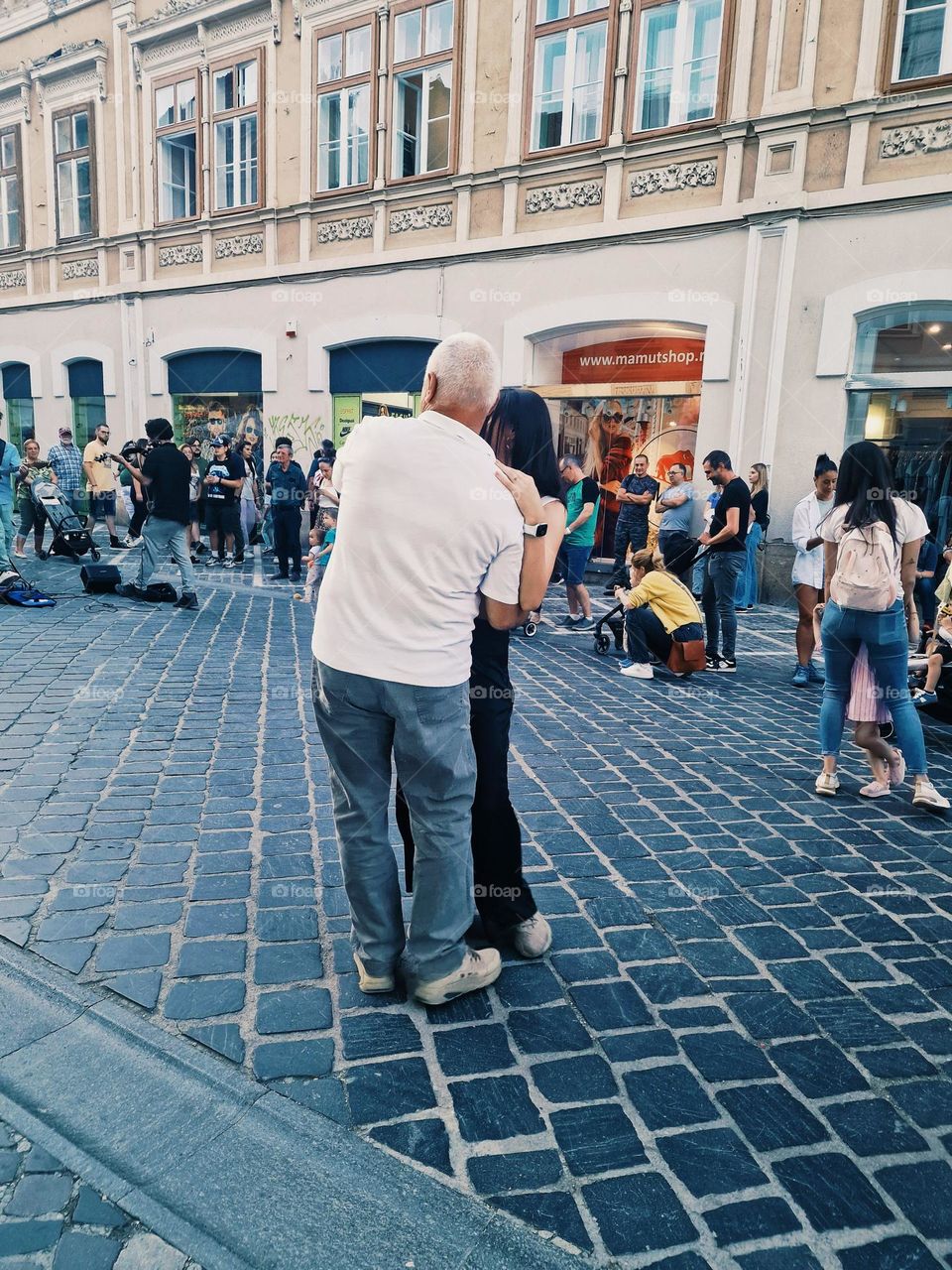 dancing in the street