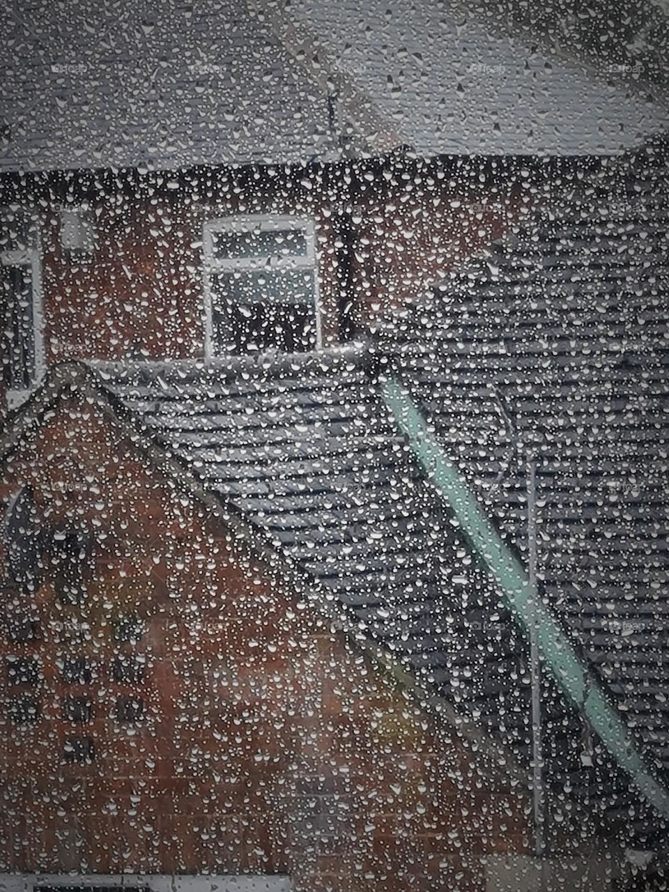rain on the window