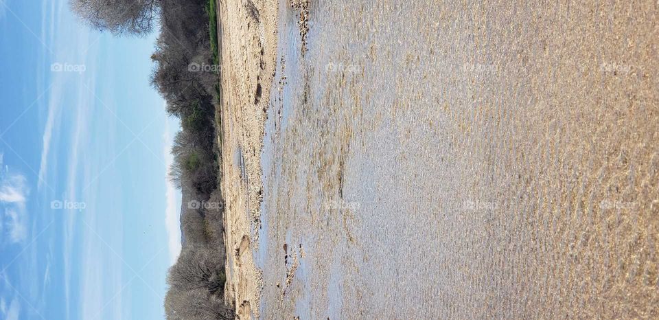 running water in the wash