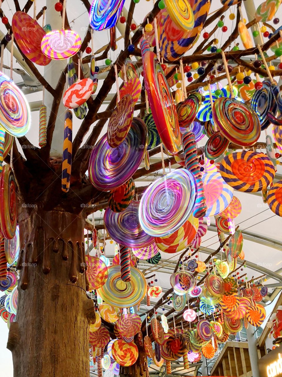 Colorful Candy Tree @ Sentosa, Singapore