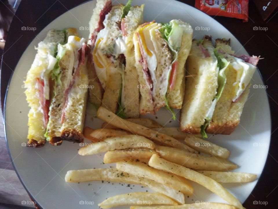 Sandwich Classic, Mokka Coffee, Ende, Flores Island, Indonesia