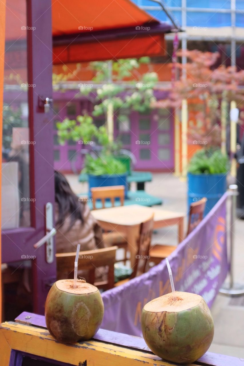 Coconuts in neal's yard place london