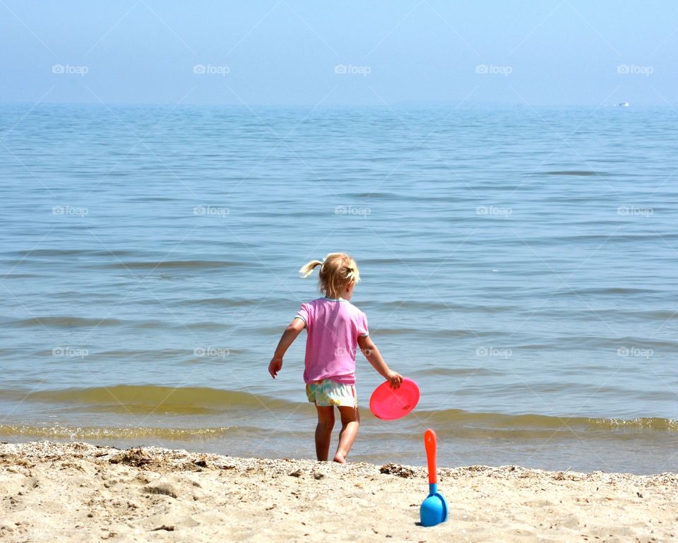 Child at the Beach