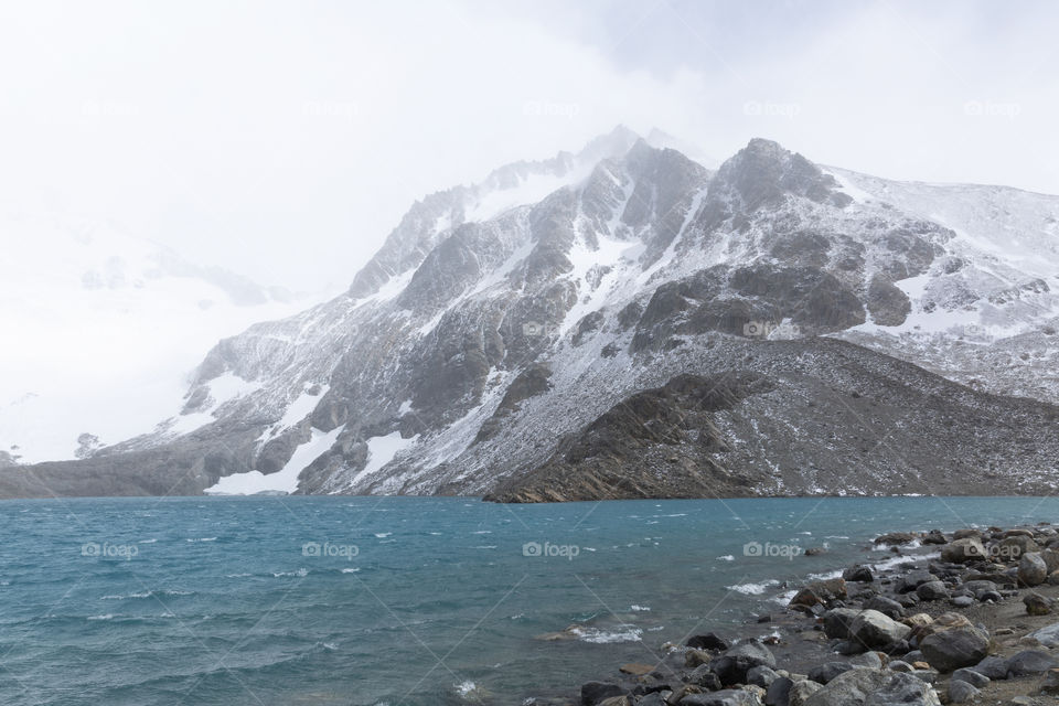 Winter nature - Patagonia Argentina near El Chalten.