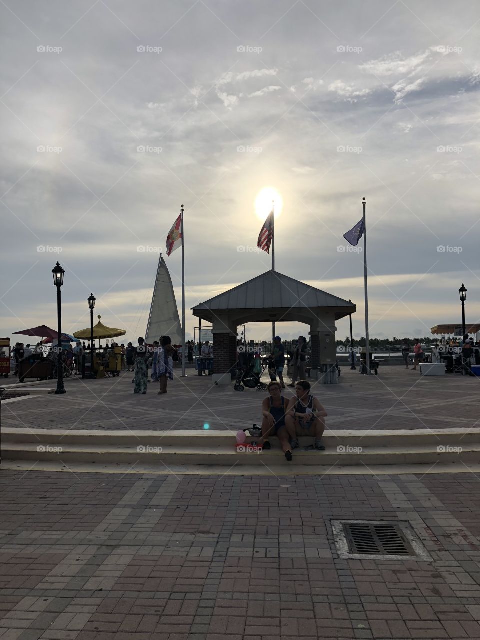 Sunset at Mallory square 