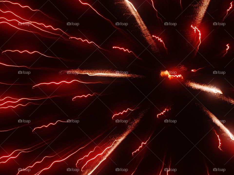 Abstract Blur Motion of Firework