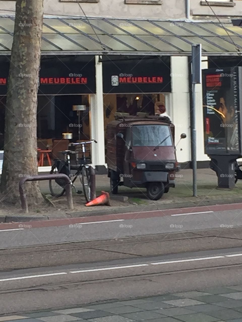 Ape car in Amsterdam 