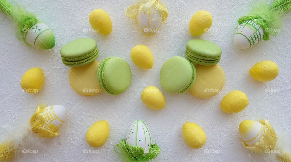 Spring dessert💛💚 Easter mood💛💚