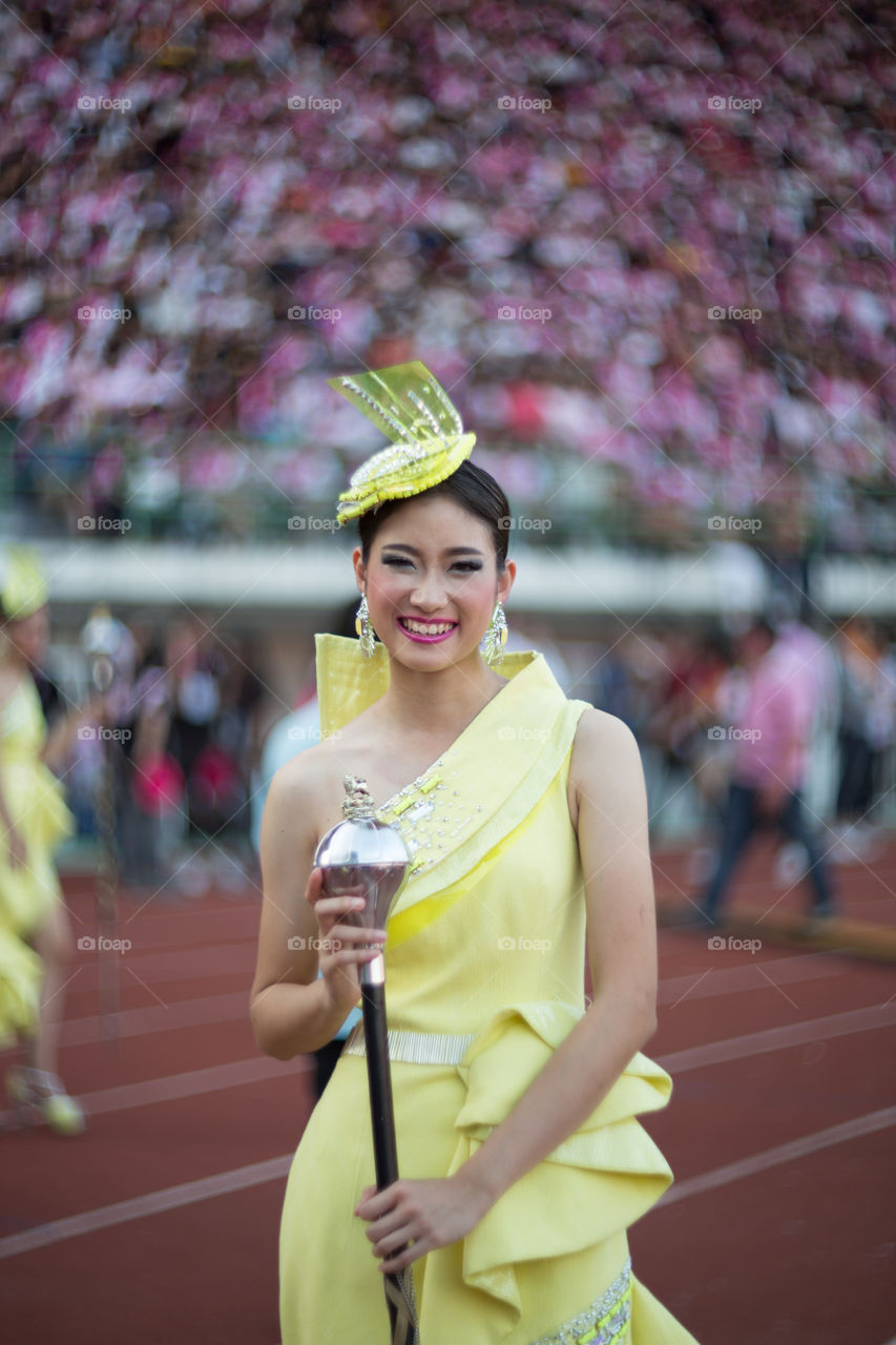 Drum major girl 