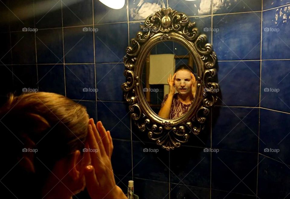 Cosmetics#beauty#mask#mirror#face