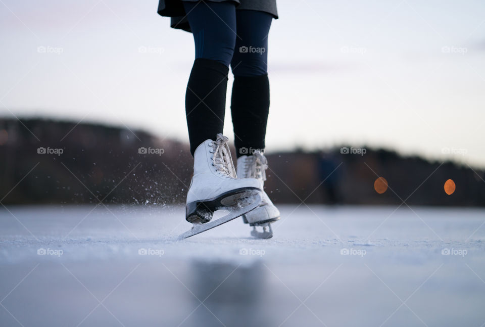 Ice skating
