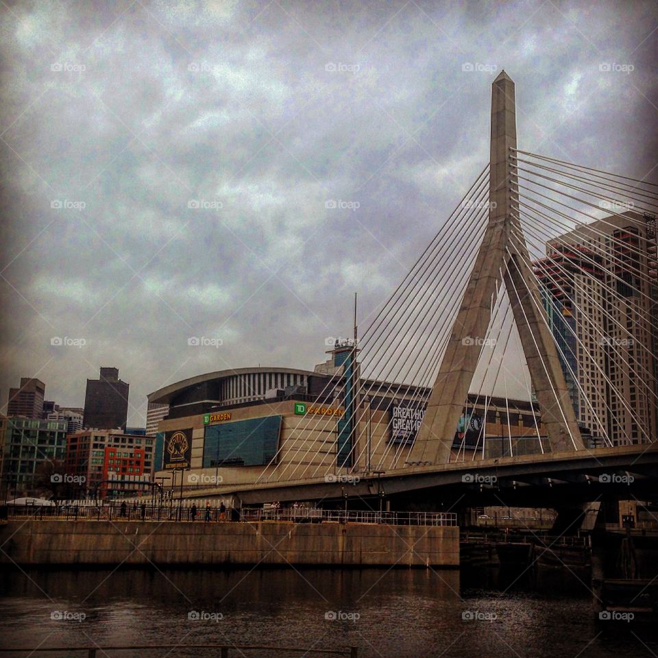 Cloudy day in Boston