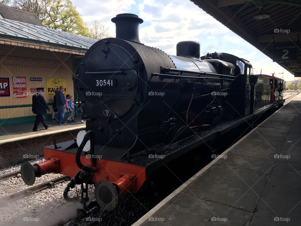 Southern railway  Q class 30541 Horsted Keynes station bluebell railway 