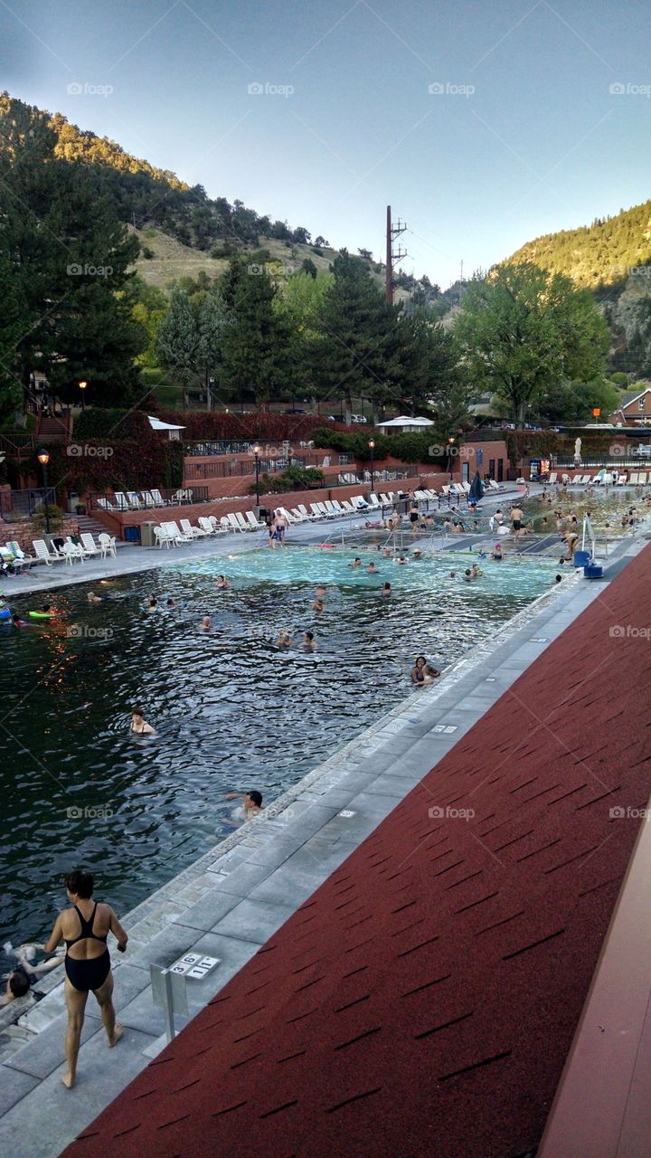 World's Largest Outdoor Hot Springs Pool