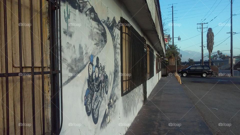 Biker Mural