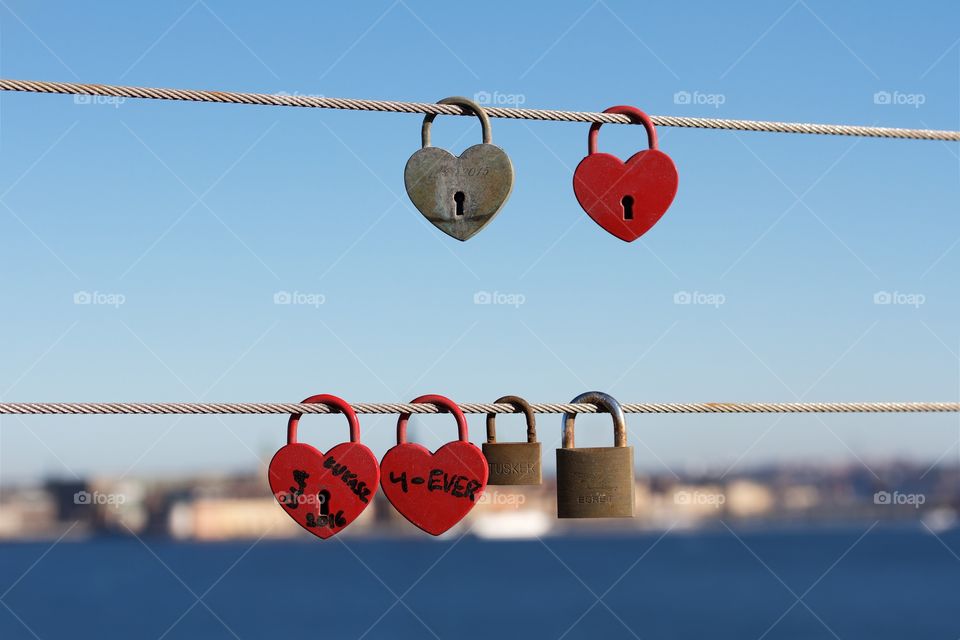 Padlocks, love in the air