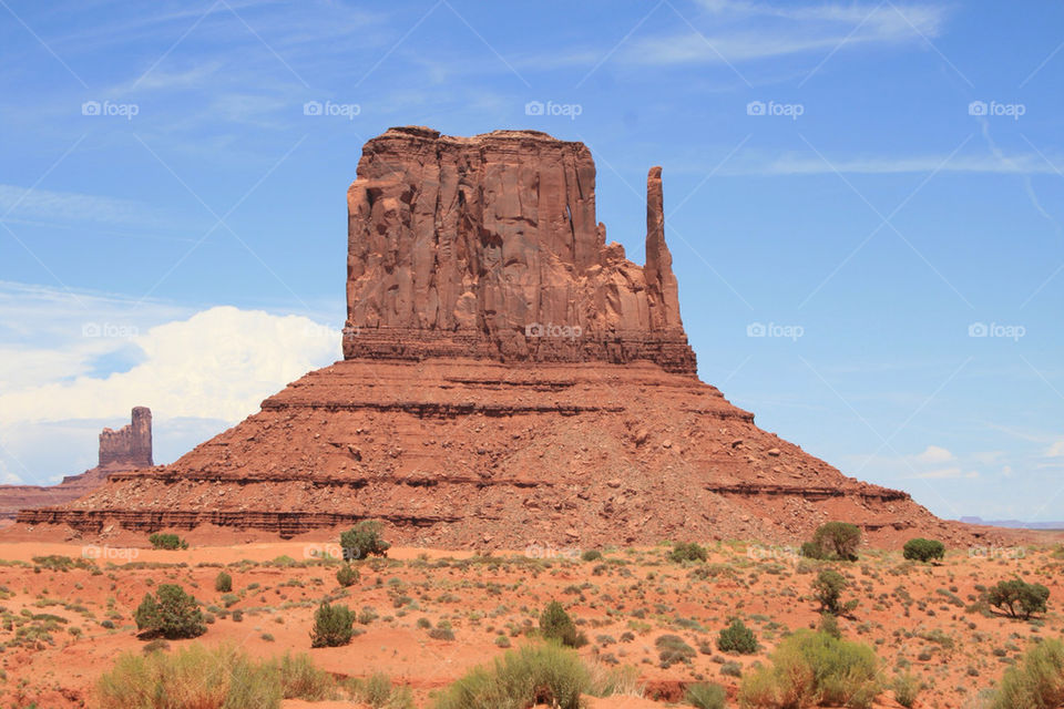 mountain desert arizona rock by rnelius