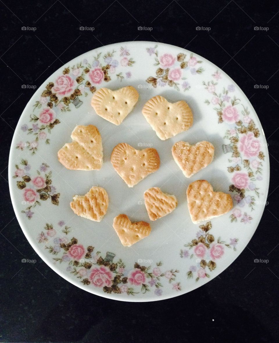 Heart's cookies 
