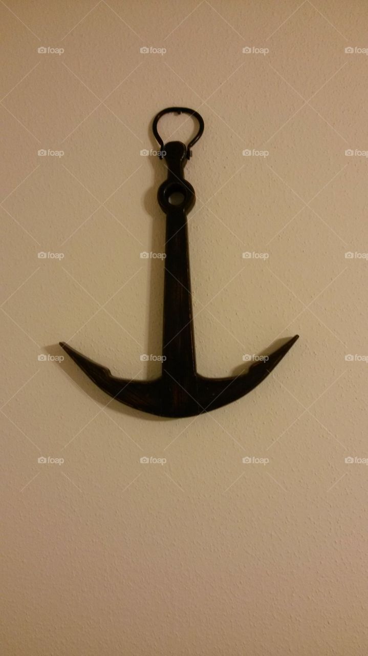 anchor, ship, rustic, antique, wood