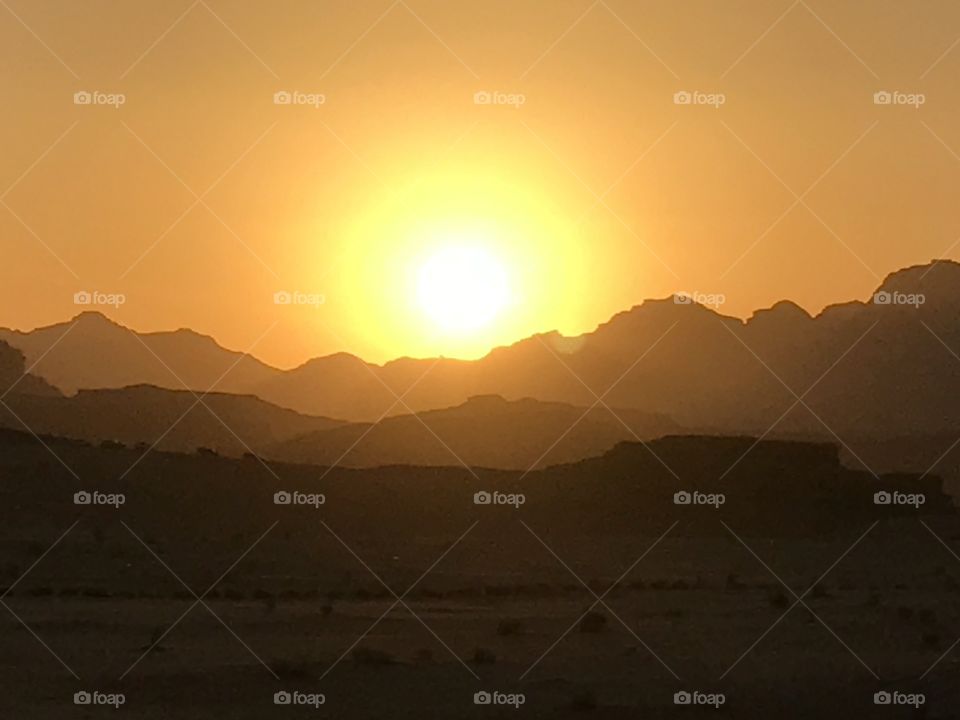 Desert sunset