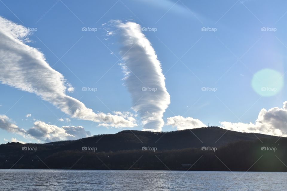 Landscape, Water, Lake, Mountain, Sky