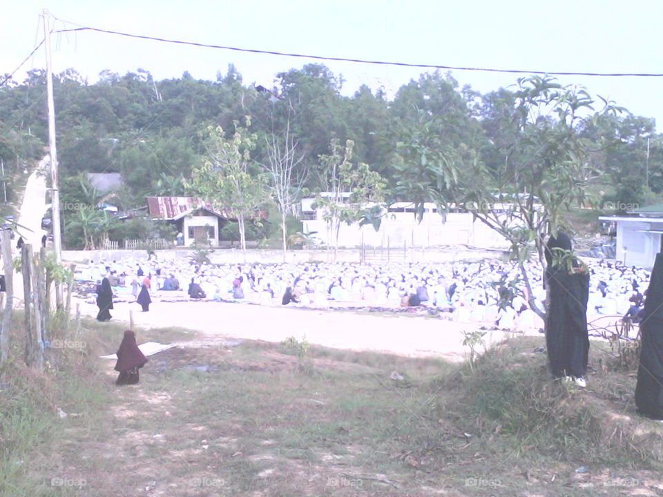 Bismillaah, Pondok Pesantren Ibnu Qayyim Balikpapan Km 5,5 Sholat Idul Fitri