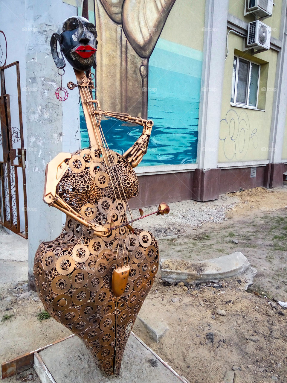 Sculpture in Odesa, Ukraine