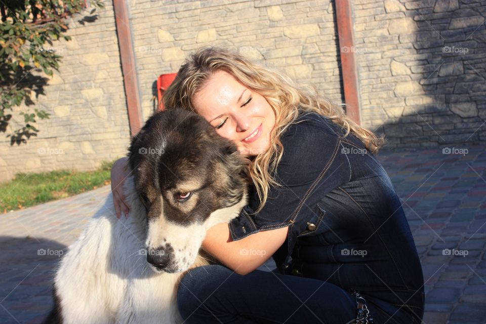 Dog, People, Portrait, Woman, Canine