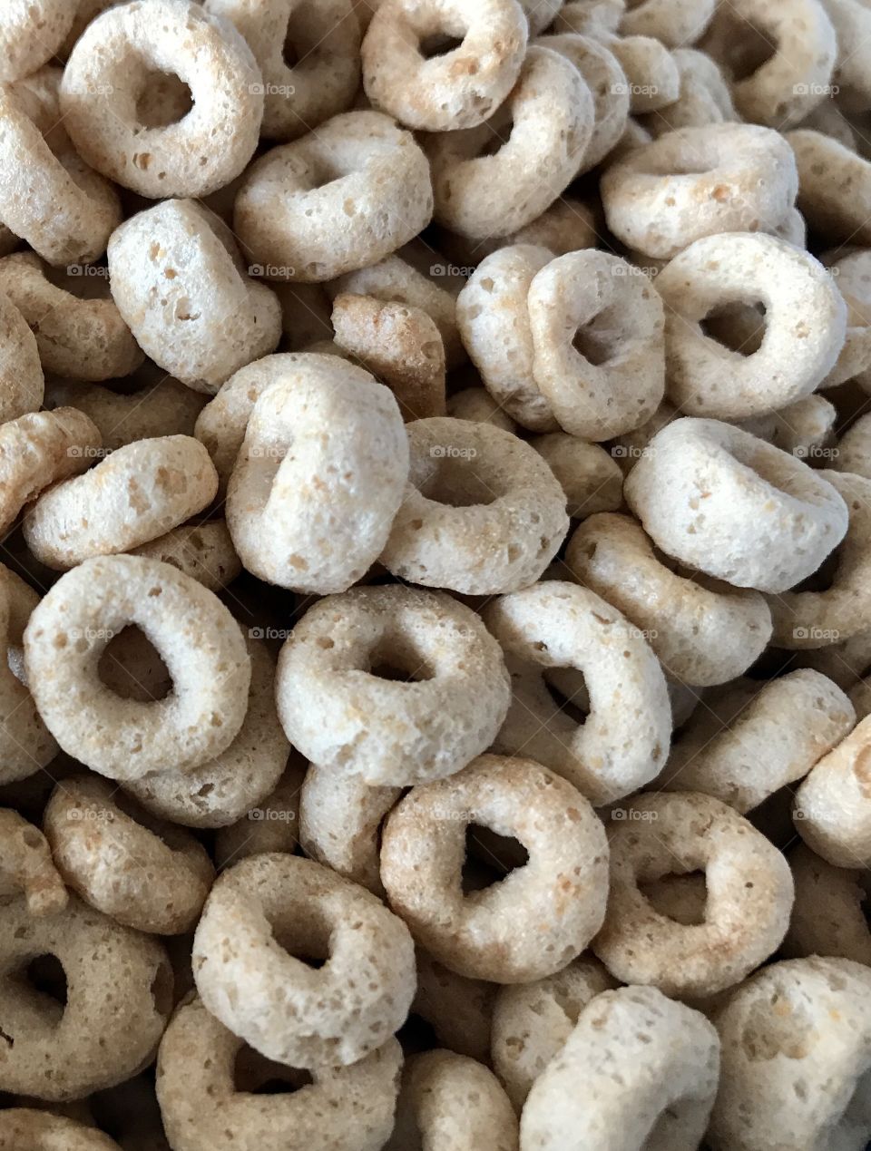 Dry bowl of Cheerios