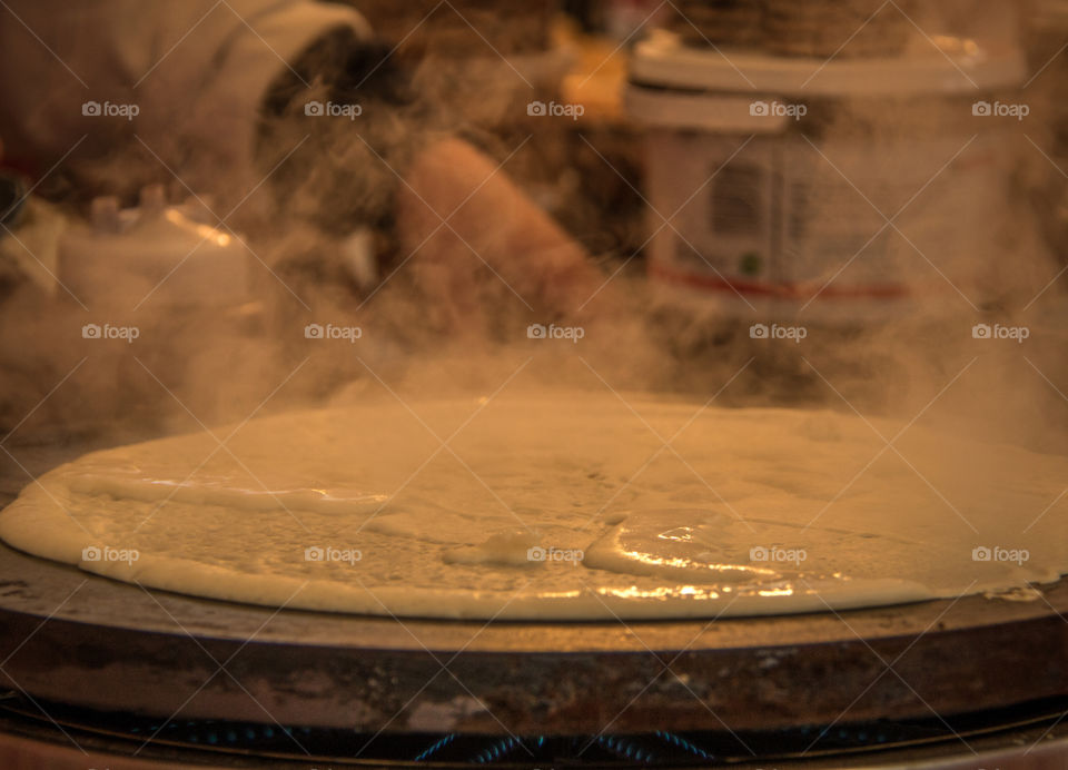 The steam that radiates and the smell that comes a cooking crepe just means you crave them more...perfect street food 